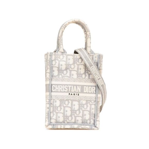 Dior Book Tote Oblique Canvas 2way Bag - Picture 1 of 10